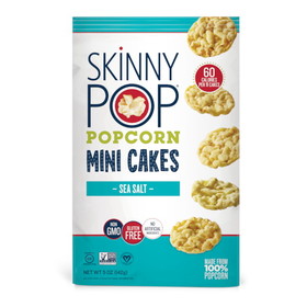 Skinnypop Popcorn Mini Cake Sea Salt, 5 Ounces, 12 per case