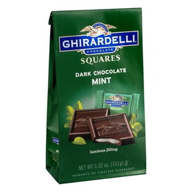 Ghirardelli Dark Chocolate Mint Square, 5.32 Ounces, 6 per case