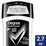 Degree Men Motion Sense Ultra Clear Black + White 48 Hour Anti-Perspirant, 2.7 Ounce, 2 per case