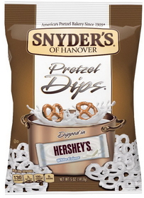Snyder's Of Hanover White Chocolate Dipped Pretzel, 5 Ounces, 8 per case