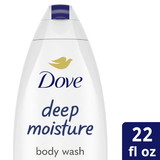 Dove Deep Moisture Body Wash, 20 Fluid Ounce, 4 per case