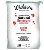 Wholesome Sweetener 45040R Natural Demerara Sugar 50 Lb