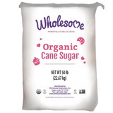 Wholesome Sweetener Organic Cane Sugar, 50 Pounds, 1 per case