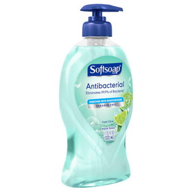 Softsoap Fresh Citrus Antibacterial Liquid Hand Soap, 11.25 Fluid Ounces, 6 per case