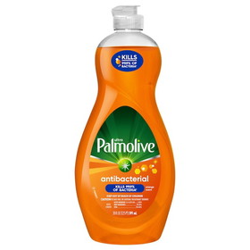 Palmolive Dish Soap Antibacterial Orange, 20 Ounces, 9 per case