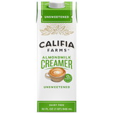 Califia Unsweetened Creamer 6-32 Fluid Ounce