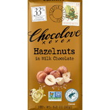 Chocolove Hazelnut Milk Chocolate Bar, 3.2 Ounces, 12 per case