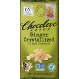Chocolove Ginger Dark Chocolate Bar 3.2 Ounce Bar - 12 Per Pack - 12 Per Case