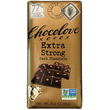 Chocolove Extra Strong Dark Chocolate Bar, 3.2 Ounces, 12 per case