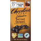 Chocolove Salted Caramel In Dark Chocolate, 3.2 Ounces, 12 per case