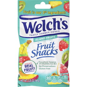 Welch's Island Fruit Mix Fruit Snack, 2.25 Ounces, 48 per case