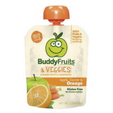 Buddy Fruits Veggies Peach Carrot Apple, 3.2 Ounces, 18 per case