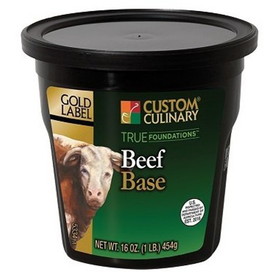 Gold Label No Msg Added Clean Label Gluten Free Beef Base, 1 Pounds, 6 per case