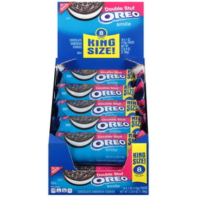 Oreo King Size Double Stuf Cookies, 4.1 Ounces, 10 per box, 2 per case