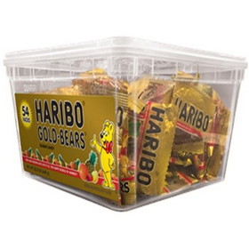 Haribo Confectionery Gummies Gold Bears Gummi Candy, 8 Ounces, 8 per case