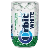 Orbit White Sugar Free Spearmint Gum, 15 Piece, 9 per box, 10 per case