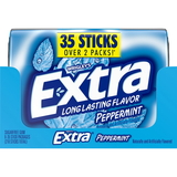 Extra 35 Stick Peppermint, 35 Piece, 6 per box, 8 per case