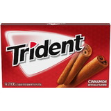 Trident Sugar Free Cinnamon Gum, 14 Count, 12 per case
