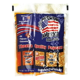 Premium American Dual Pack Theatre Quality Popcorn Kit Coconut 10.6 Ounces Per Pack - 24 Per Case