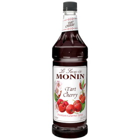 Monin Tart Cherry Syrup, 1 Liter, 4 per case