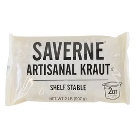 Saverne Shelf Stable Sauerkraut Poly, 2 Pounds, 12 per case