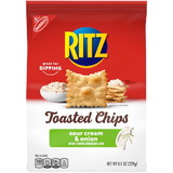 Ritz Nabisco Sour Cream And Onion Toasted Chips, 8.1 Ounces, 6 per case