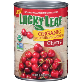 Lucky Leaf Organic Cherry Fruit Filling Or Topping - 8/21 Oz