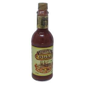 Louisiana Hot Sauce Gold Red Pepper Sauce, 5 Ounce, 12 per case
