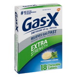 Gas-X Peppermint Creme Tablets, 18 Each, 4 per case