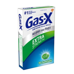 Gas-X Softgels, 10 Each, 6 per case