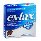 Ex-Lax Chocolated, 24 Count, 6 Per Box, 6 Per Case