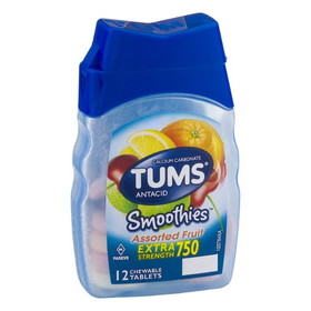 Tums Extra Strength Assorted Fruit, 12 Each, 8 per case