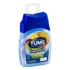 Tums Extra Strength Assorted Fruit, 12 Each, 9 per box, 8 per case