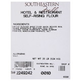 H&R Flour Self Rising, 25 Pounds, 1 per case