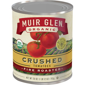 Muir Glen Organic Fire Roasted Crushed Tomatoes 28 Ounces Per Can - 12 Per Case