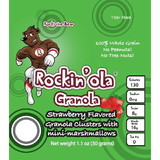Rockin'ola Strawberry Granola With Mini Marshmallow, 30 Gram, 250 per case