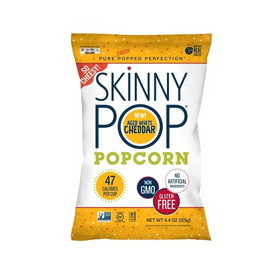 Skinnypop Popcorn 1016008 Skinnypop Aged White Cheddar 4.4Oz Case
