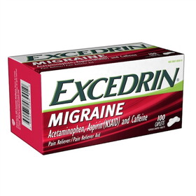 Excedrin Migraine, 100 Each, 3 Per Box, 8 Per Case