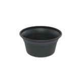 D & W Fine Pack 6 Ounce All Purpose Black Cold Curled Plastic Cup, 50 Each, 20 per case