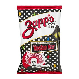 Zapp'S Potato Chips Voodoo Heat Chips 2 Ounces Per Bag - 25 Per Case
