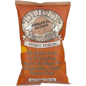 Dirty Potato Chips Funky Fusion Potato Chips, 2 Ounces, 25 per case