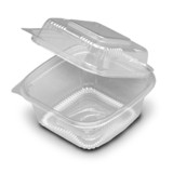 D & W Fine Pack Seeshella 5 Inch X 5 Inch Hinged Deep Container, 250 Each, 1 per case