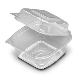 D &amp; W Fine Pack Seeshella 5 Inch X 5 Inch Hinged Deep Container, 250 Each, 1 per case