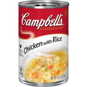 Campbell's Condensed Soup Red &amp; White Chicken And Rice, 10.5 Ounces, 12 per case