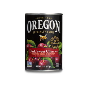 Oregon Fruit Product Pitted Dark Sweet Cherry, 15 Ounces, 8 per case
