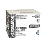 Handgards Naturalfit Nitrile Powder Free Black Large Glove 100 Per Pack - 10 Per Case