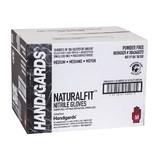 Handgards Naturalfit Nitrile Powder Free Black Medium Glove 100 Per Pack - 10 Per Case