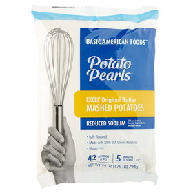 Basic American Foods Original Butter Mashed Reduced Sodium, 28 Ounces, 12 per case