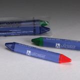 Hoffmaster Mini Triangular Double Tip Red-Blue And Yellow-Green Crayon, 2 Each, 500 per case