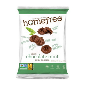 Chocolate Mint Mini Cookies Gluten Free 30 Single Serve 0.95 Oz. Bags